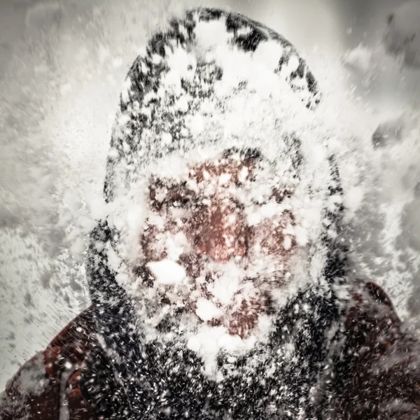 눈 폭풍 — 스톡 사진