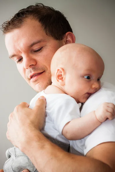 Buon padre e bambino — Foto Stock