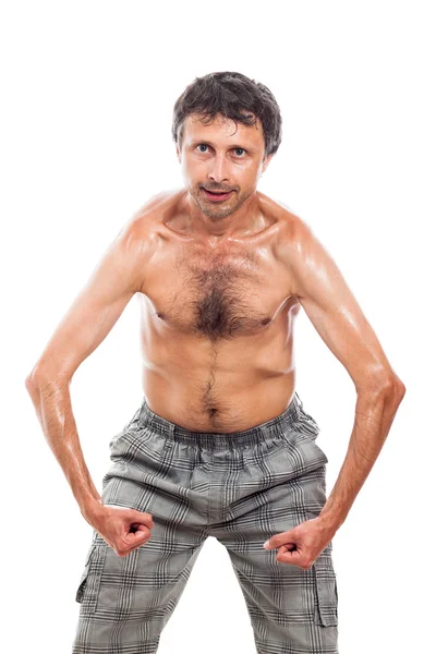 Funny man posing — Stock Photo, Image