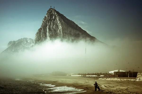 Гибралтарская скала — стоковое фото