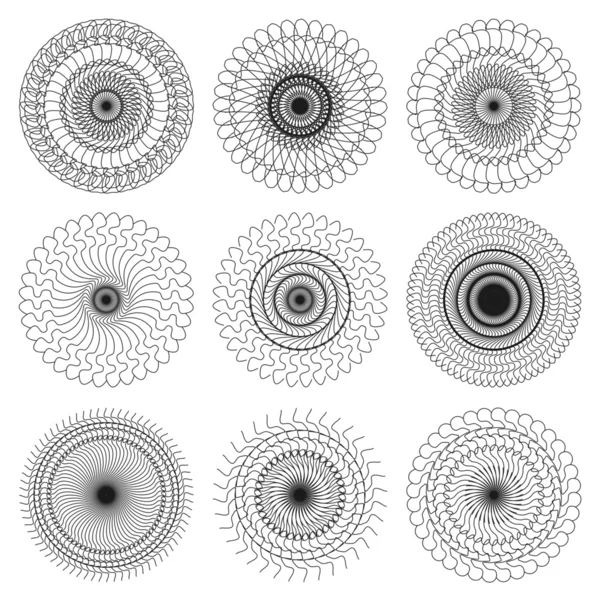 9 Guillochlu süsler