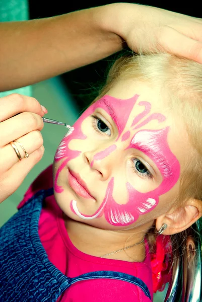 Pintura facial — Fotografia de Stock