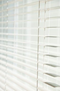 Metal jaloezieën met koord. Roller sluiter achtergrond