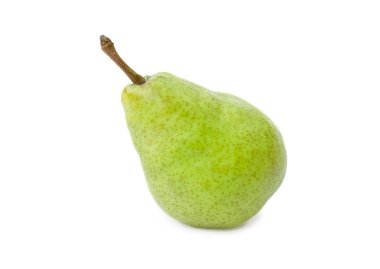 yeşil armut beyaz izole