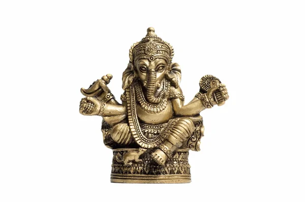 Goldener hinduistischer Gott ganesh lizenzfreie Stockbilder