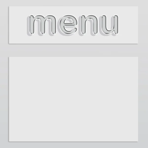 Menu of restaurant — Stock Photo, Image