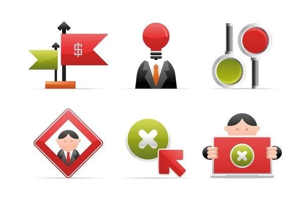 Modern office icons — Stock Vector