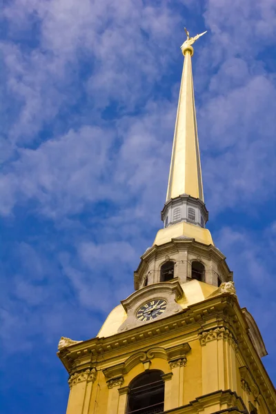 The spire of the Peter and Paul Sobor — Stock Photo, Image