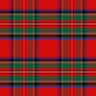 vector seamless pattern Scottish tartan clipart