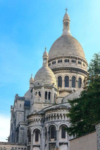 Basilique du Sacré-Cœur de Jésus de Paris soir — Photo