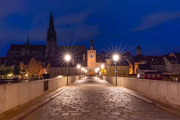 Casco antiguo de Ratisbona, Baviera, Alemania —  Fotos de Stock