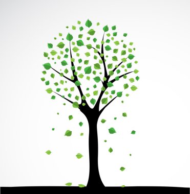 soyut bir ağaç arka plan. vektör