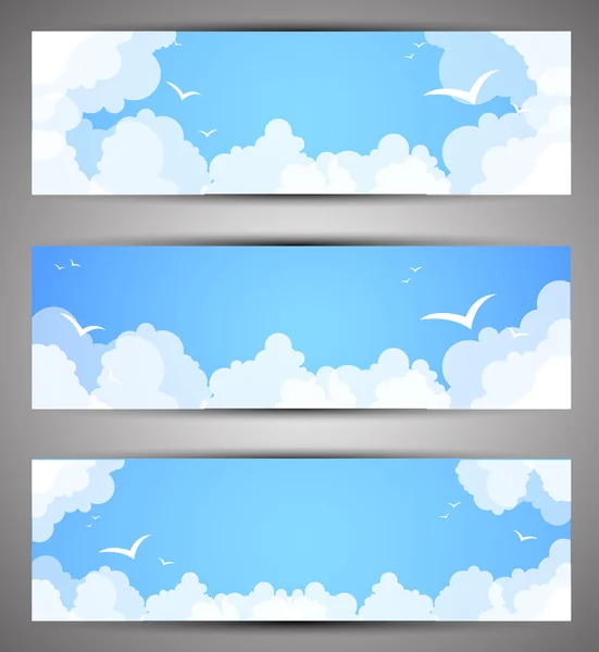 Banner için bir yer ayarlayın. iyi bir hava