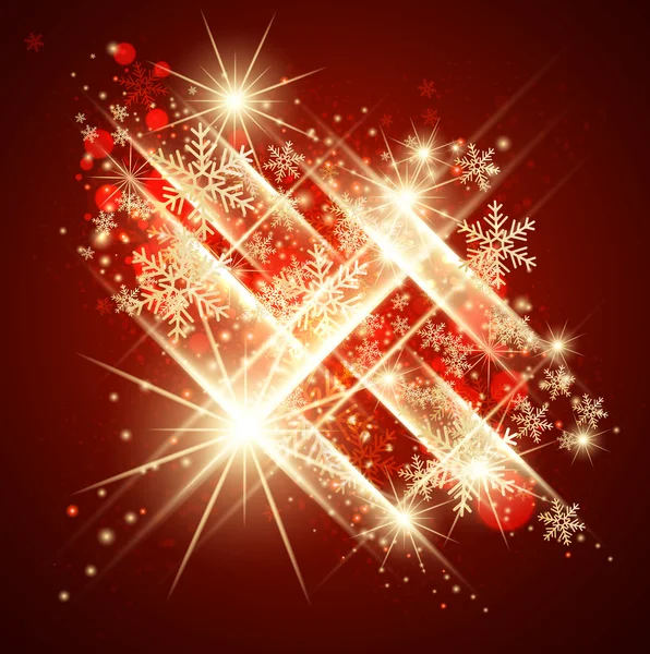 Abstract Kerstmis achtergrond. vector — Stockvector