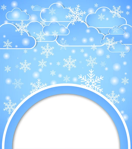 Abstract Background. Winter theme — Stock Vector