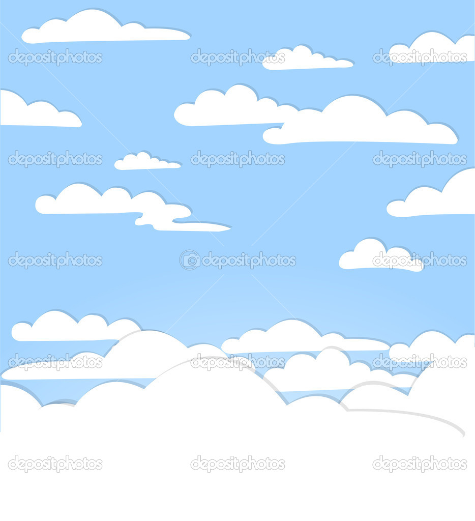 Good Weather Background Blue Sky With Clouds Stock Vector C Krulua Good Weather Background Blue Sky With Clouds Stock Vector C Krulua