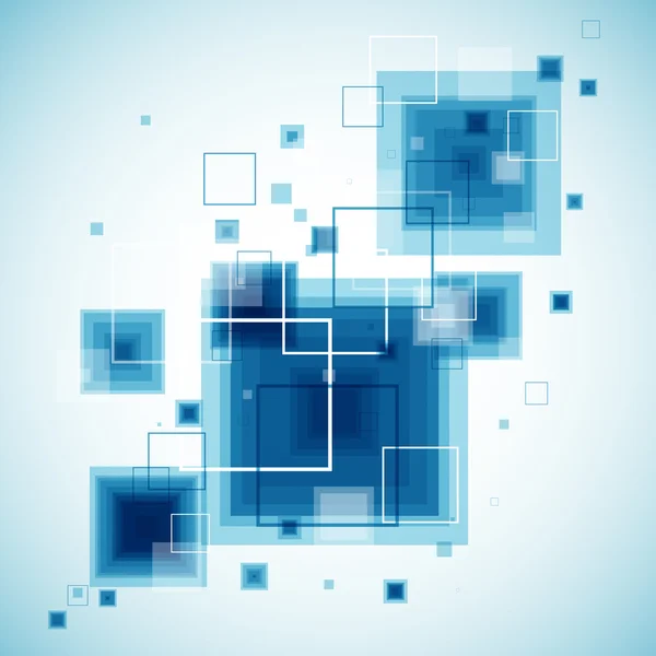 Fondo de tecnología azul. Vector — Vector de stock