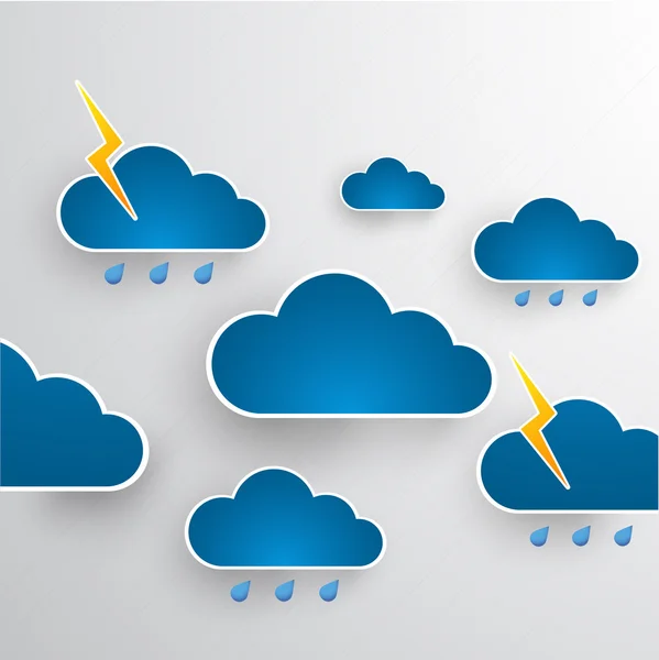 Chmura tło wektor tematu. zły weather.eps 10 — Wektor stockowy