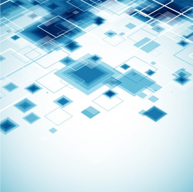 teknoloji arka plan mavi. vektör