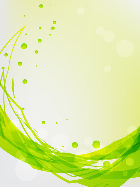 Абстрактный фон, выполненный в зеленых тонах
.