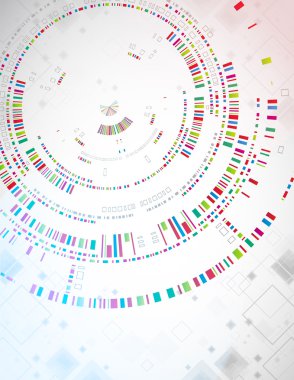 teknolojik bir temanın arka plan.