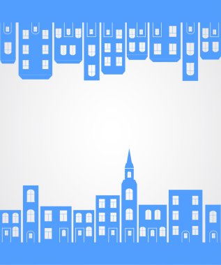 Şehir silueti arka plan.