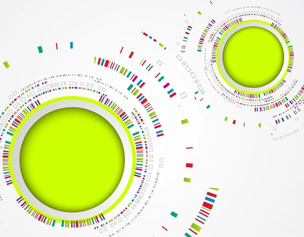 Abstrakter technischer Hintergrund. — Stockvektor