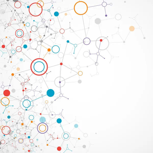 Ağ renk teknolojik altyapı