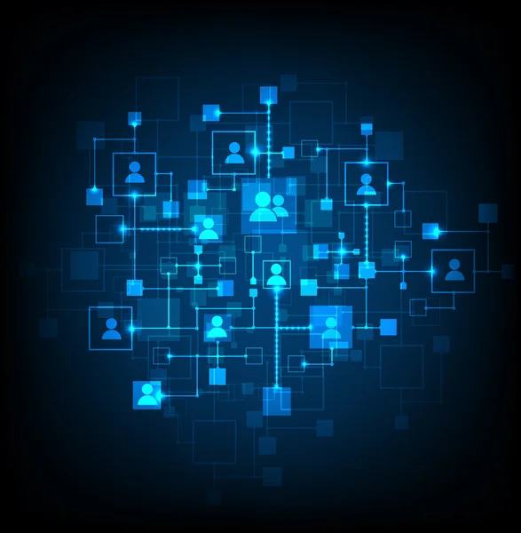 sosyal medya ışık vektör arka plan