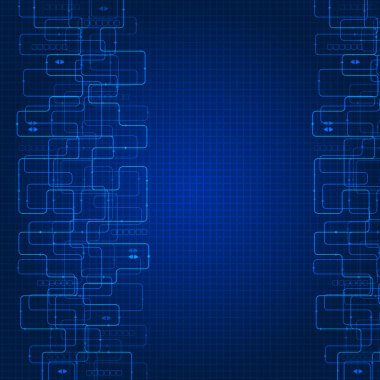 hi-tech mavi arka plan.