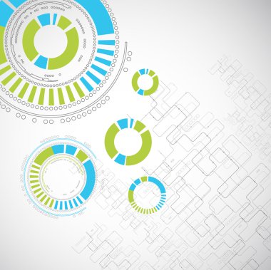 soyut teknoloji çevrelerinde arka plan