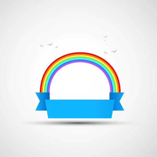 Arc-en-ciel concept fond — Image vectorielle