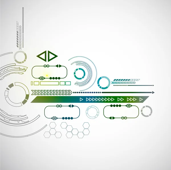 Antecedentes de tecnología abstracta — Vector de stock