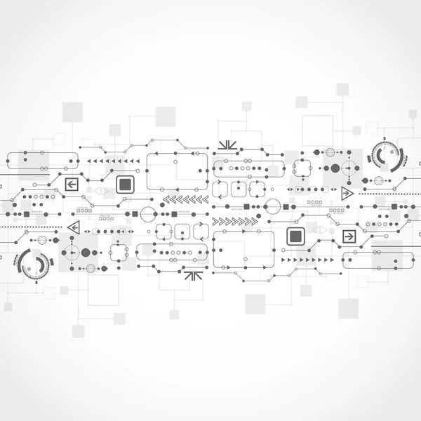 Fondo tecnológico abstracto — Archivo Imágenes Vectoriales