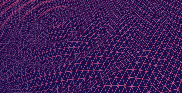 Абстрактний Фон Хвилями Поверхня — стоковий вектор