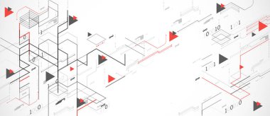 Ağ kavramı. İzometrik Tema işiniz için. Vektör çizim