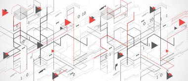 Ağ kavramı. İzometrik Tema işiniz için. Vektör çizim