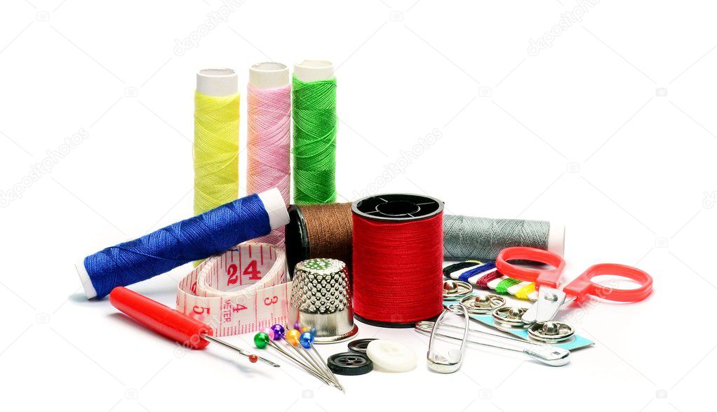 Sewing dressmaking accessories — Stock Photo © gcpics 12055865