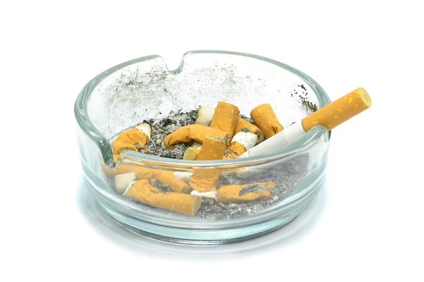 A dirty ashtray — Stock Photo, Image