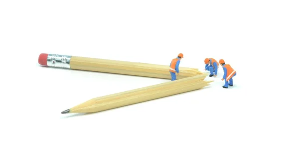 Broken pencil — Stock Photo, Image