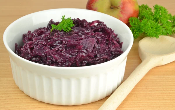 Cooked red cabbage — Stock Image Cooked red cabbage Royalty Free Stock Photos