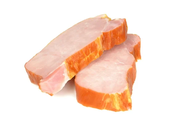 Two slices of gammon steaks — Stock Photo, Image