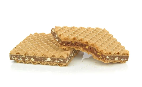 Galletas de oblea de chocolate — Foto de Stock