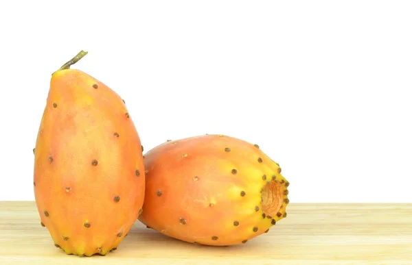 A pair of prickly pear cactus figs — Stock Photo, Image