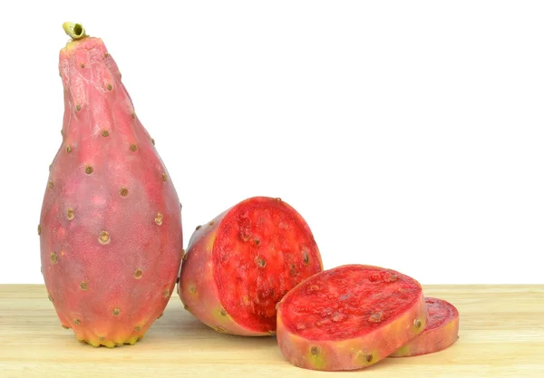 Rode prickly pear cactus vijgen — Stockfoto