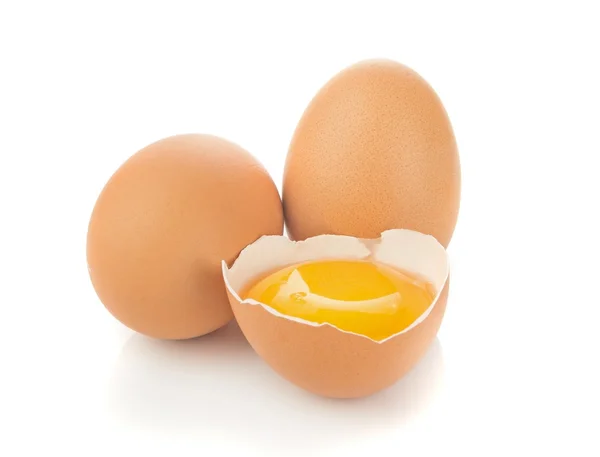 Uma gema de ovo separada — Fotografia de Stock