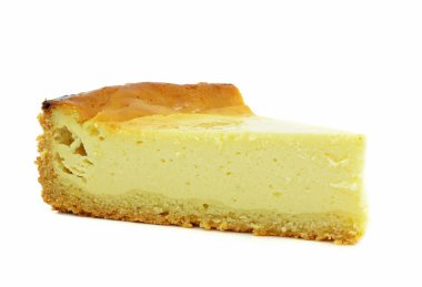 bir üçgen dilim sade peynirli kek