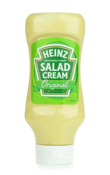 Uma garrafa de creme de salada Heinz — Fotografia de Stock