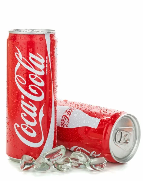 Coca Cola in lattina — Foto Stock