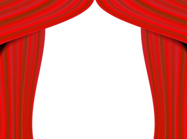 Kırmızı tiyatro perdesi